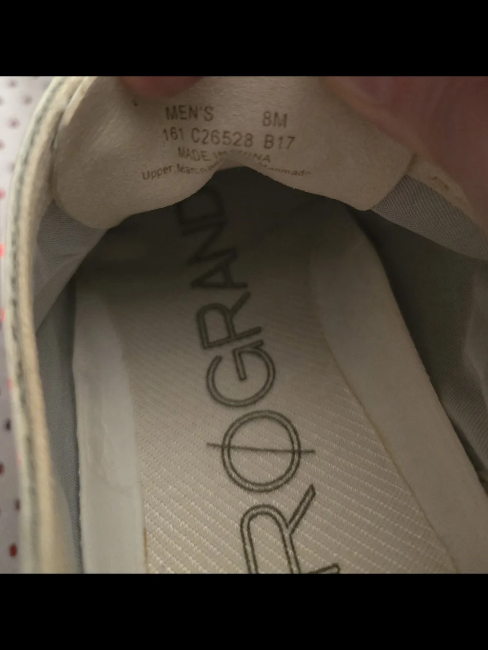Men's Cole Haan Zeroground Stitchknit Cream Lace-Up Casual Oxford Sneakers NWOT